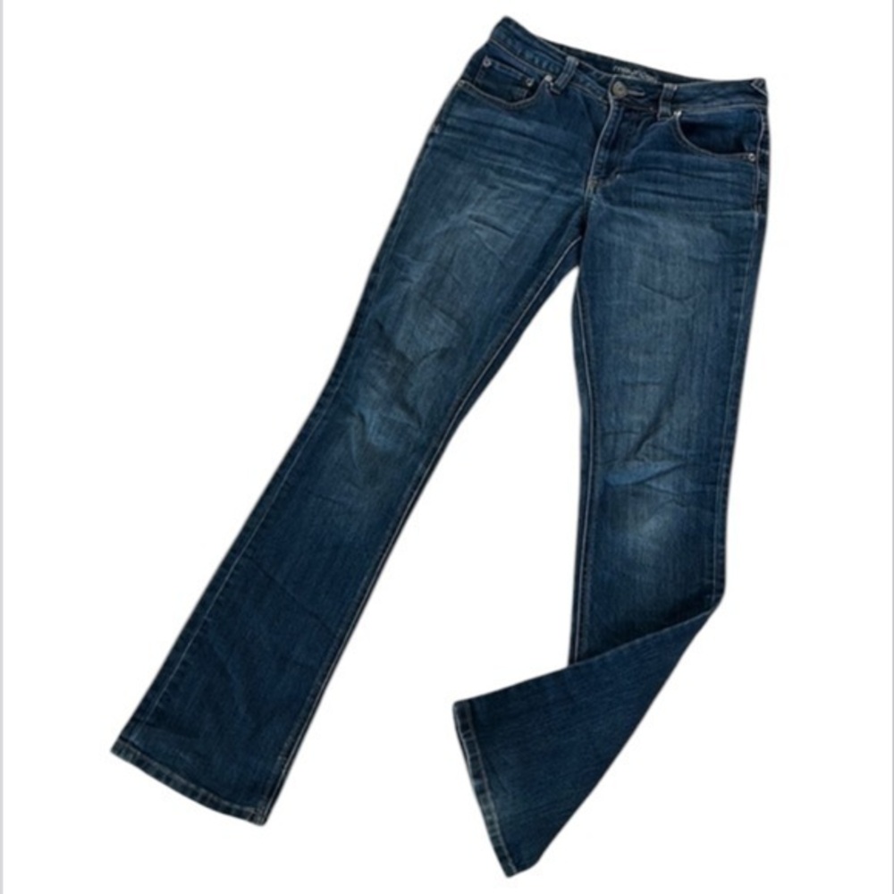 Maurices high rise boot cut jeans size 4 long